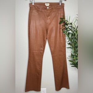 FRAME Le High Flare Jeans Women’s Size 30 Blue High Rise Stretch Denim Flared